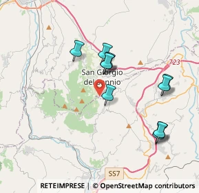 Mappa Via Fondovalle, 82018 San Nazzaro BN, Italia (3.80455)