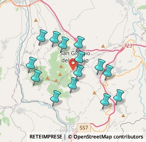 Mappa Via Fondovalle, 82018 San Nazzaro BN, Italia (3.60214)