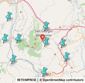 Mappa Via Fondovalle, 82018 San Nazzaro BN, Italia (6.10273)