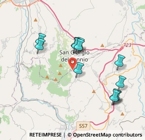 Mappa Via Fondovalle, 82018 San Nazzaro BN, Italia (3.93167)