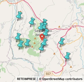 Mappa Via Fondovalle, 82018 San Nazzaro BN, Italia (3.26857)