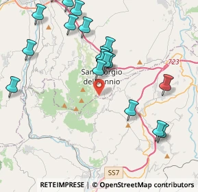 Mappa Via Fondovalle, 82018 San Nazzaro BN, Italia (5.03)