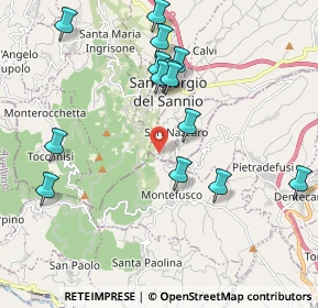 Mappa Via Fondovalle, 82018 San Nazzaro BN, Italia (2.25857)