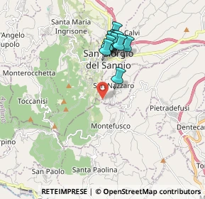 Mappa Via Fondovalle, 82018 San Nazzaro BN, Italia (1.76455)