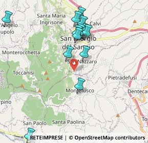 Mappa Via Fondovalle, 82018 San Nazzaro BN, Italia (2.18615)