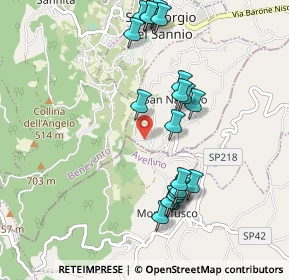 Mappa Via Fondovalle, 82018 San Nazzaro BN, Italia (1.0695)