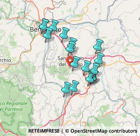 Mappa Via Fondovalle, 82018 San Nazzaro BN, Italia (6.30647)