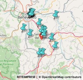 Mappa Via Fondovalle, 82018 San Nazzaro BN, Italia (6.6215)
