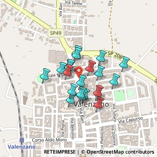 Mappa Via Bari n.209, 70010 Valenzano BA, Italia (0.171)