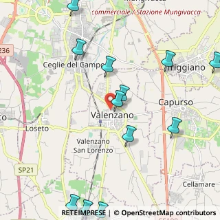 Mappa Via Bari n.209, 70010 Valenzano BA, Italia (2.91333)