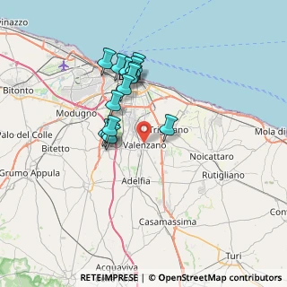 Mappa Via Bari n.209, 70010 Valenzano BA, Italia (6.47643)
