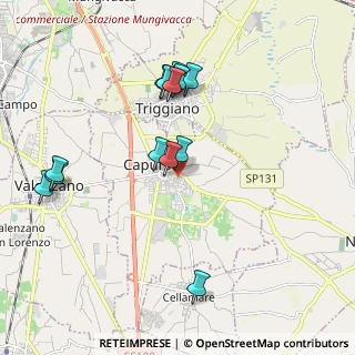 Mappa Via Giuseppe Garibaldi, 70010 Capurso BA, Italia (2.07692)