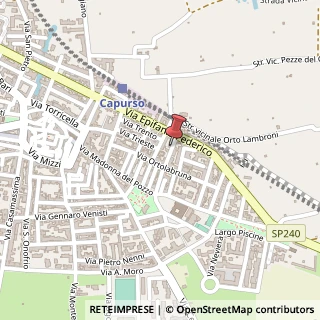 Mappa Via Giuseppe Garibaldi, 21, 70010 Capurso, Bari (Puglia)