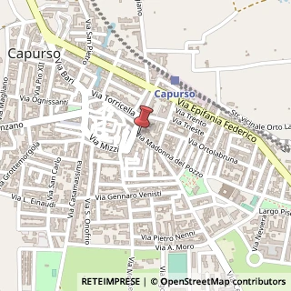 Mappa Via Madonna del Pozzo, 7, 70010 Capurso, Bari (Puglia)