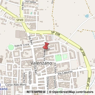 Mappa Via Piave, 32D, 70010 Valenzano, Bari (Puglia)