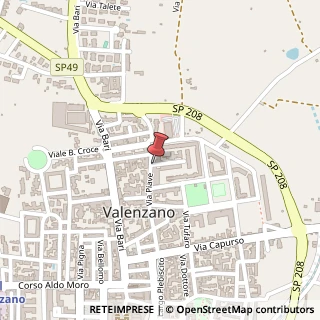 Mappa Via Gabriele d'Annunzio, 13, 70010 Valenzano, Bari (Puglia)