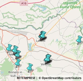 Mappa Via Giuseppe Garibaldi, 85024 Lavello PZ, Italia (9.013)