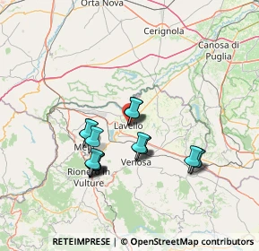 Mappa Via Giuseppe Garibaldi, 85024 Lavello PZ, Italia (12.59737)