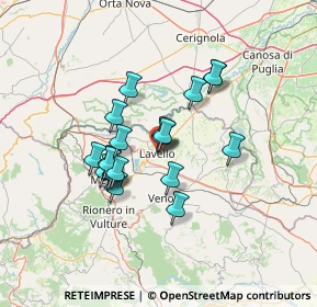 Mappa Via Giuseppe Garibaldi, 85024 Lavello PZ, Italia (11.273)