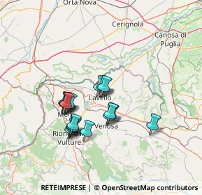 Mappa Via Giuseppe Garibaldi, 85024 Lavello PZ, Italia (12.27789)