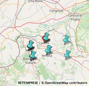 Mappa Via Giuseppe Garibaldi, 85024 Lavello PZ, Italia (11.38667)