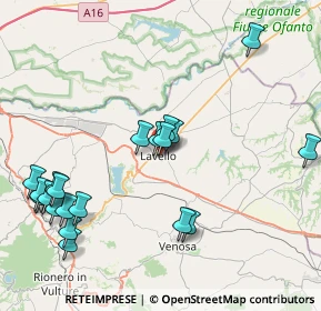 Mappa Piazza Giacomo Matteotti, 85024 Lavello PZ, Italia (10.0215)