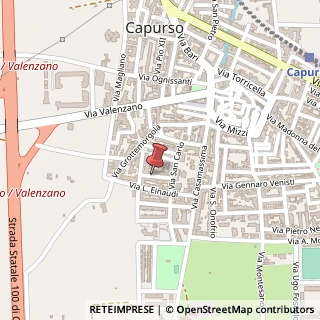 Mappa Via Turati, 28, 70010 Capurso, Bari (Puglia)