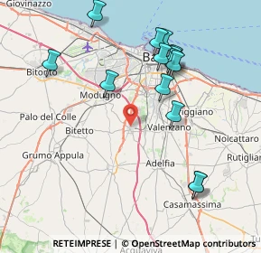 Mappa Via Robert Schuman, 70020 Bitritto BA, Italia (8.85929)