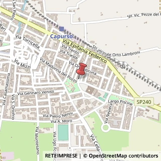 Mappa Via Madonna del Pozzo, 172, 70010 Capurso, Bari (Puglia)