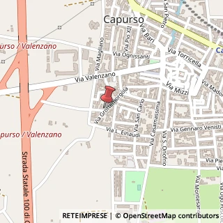Mappa Via Don Milani Lorenzo, 03, 70010 Capurso, Bari (Puglia)