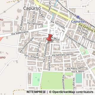 Mappa Via Casamassima, 18, 70010 Capurso, Bari (Puglia)