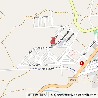 Mappa Via berlinguer enrico 7, 85024 Lavello, Potenza (Basilicata)