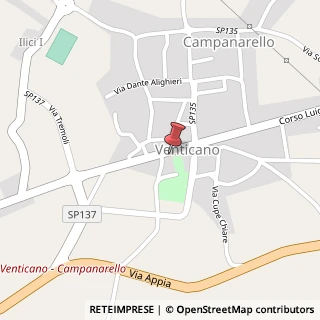 Mappa Corso L. Cadorna, 57, 83030 Venticano, Avellino (Campania)