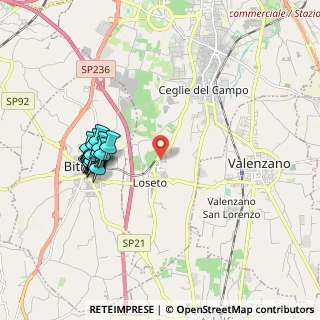 Mappa Via Mons. Jolando Nuzzi, 70129 Bari BA, Italia (2.0405)