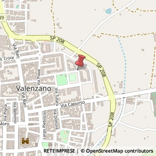 Mappa Via dalla chiesa 12/b, 70124 Valenzano, Bari (Puglia)