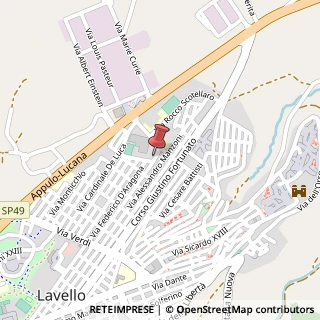 Mappa Via Frate Ruggero, 144, 85024 Lavello, Potenza (Basilicata)