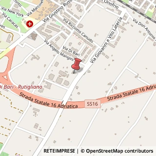 Mappa Via Luigi Einaudi, 25, 70042 Mola di Bari, Bari (Puglia)
