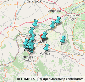 Mappa S.P.93 km 53, 85024 Lavello PZ, Italia (11.2795)