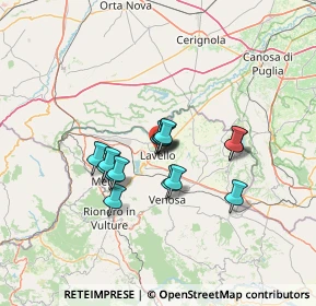 Mappa S.P.93 km 53, 85024 Lavello PZ, Italia (10.416)