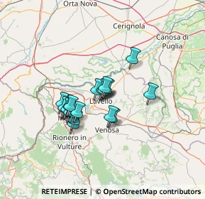 Mappa Via Cesare Battisti, 85024 Lavello PZ, Italia (10.298)