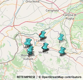 Mappa Via Cesare Battisti, 85024 Lavello PZ, Italia (12.24316)