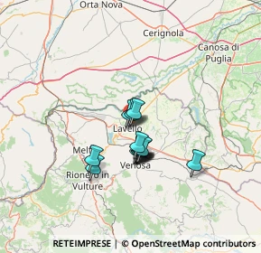 Mappa Via S. Mauro, 85024 Lavello PZ, Italia (9.53643)