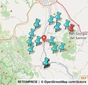 Mappa Via Ferrovia, 83010 Chianche AV, Italia (3.4795)