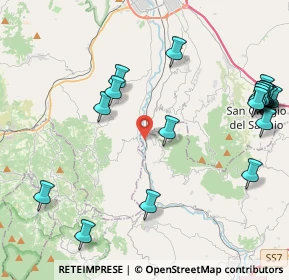 Mappa Via Ferrovia, 83010 Chianche AV, Italia (5.7035)