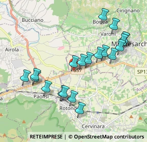 Mappa S.S. appia km. 239.500, 83017 Rotondi AV, Italia (2.133)