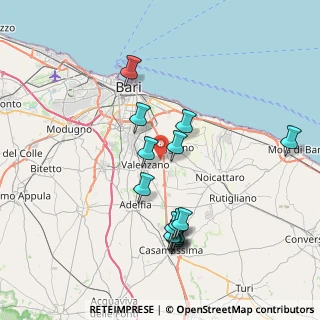 Mappa Strada Capurso Ceglie, 70010 Valenzano BA (8.17267)