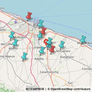 Mappa Strada Capurso Ceglie, 70010 Valenzano BA (7.5)