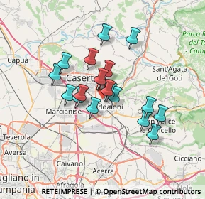 Mappa Via dell'Uliveto, 81024 Maddaloni CE, Italia (5.47211)