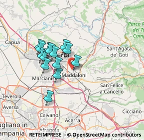 Mappa Via dell'Uliveto, 81024 Maddaloni CE, Italia (5.92714)