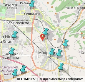 Mappa Via dell'Uliveto, 81024 Maddaloni CE, Italia (2.93636)